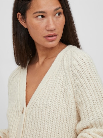 VILA Knit Cardigan 'Suba' in White