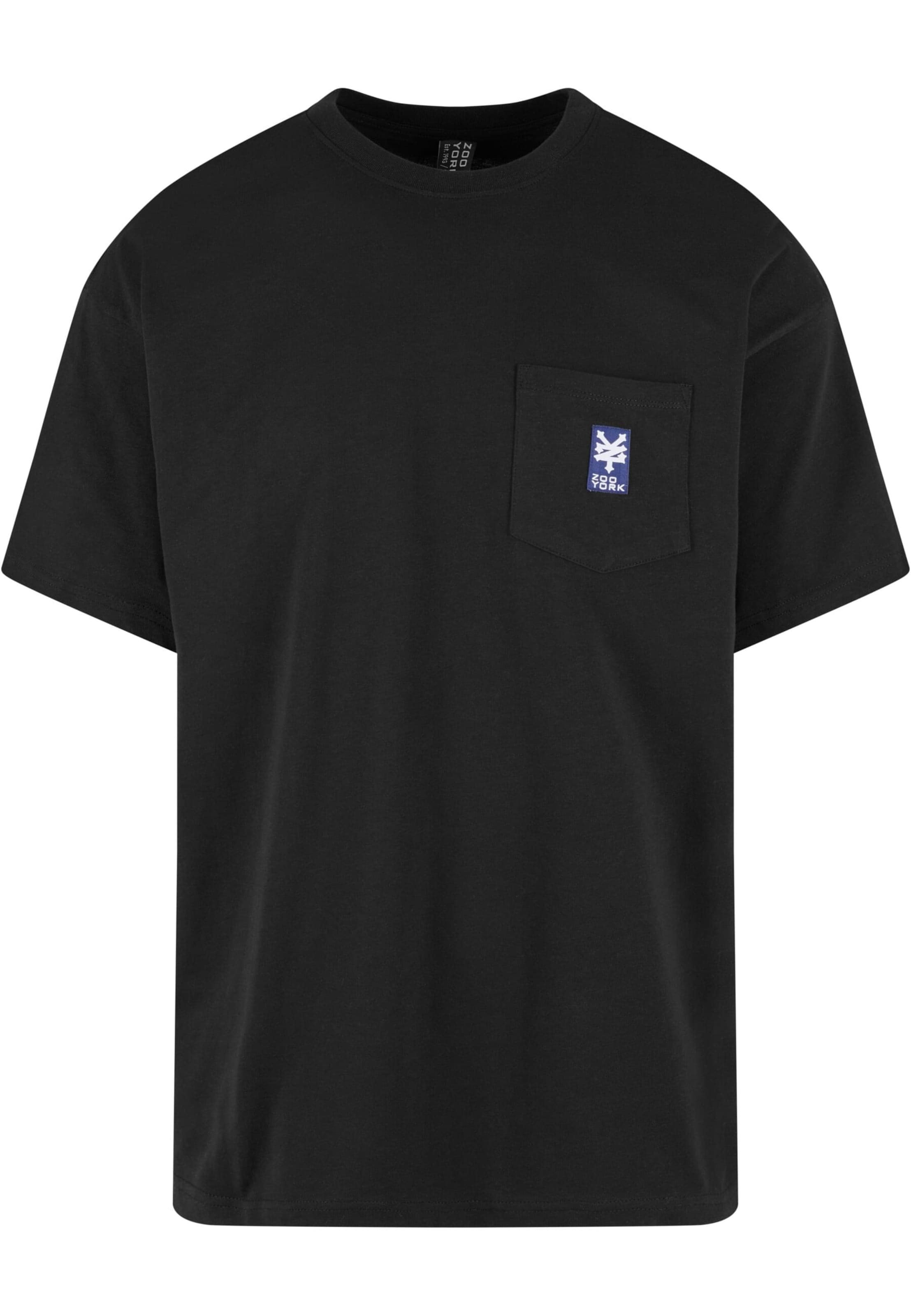 ZOO YORK Μπλουζάκι σε μαύρο: μπροστά