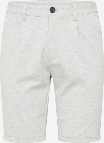 Lindbergh - regular Pantalón plisado 'Superflex' en gris: frente