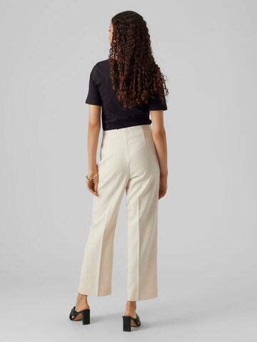 VERO MODA Loosefit Pantalon 'Sandy' in Beige