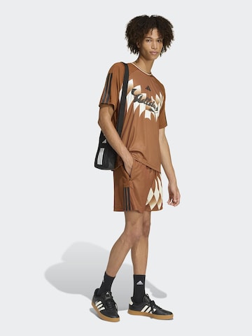 ADIDAS SPORTSWEAR Functioneel shirt 'TIRO' in Bruin: voorkant