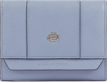 Piquadro Portemonnaie in Blau: Vorderseite