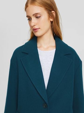 Bershka Between-Seasons Coat in Blue