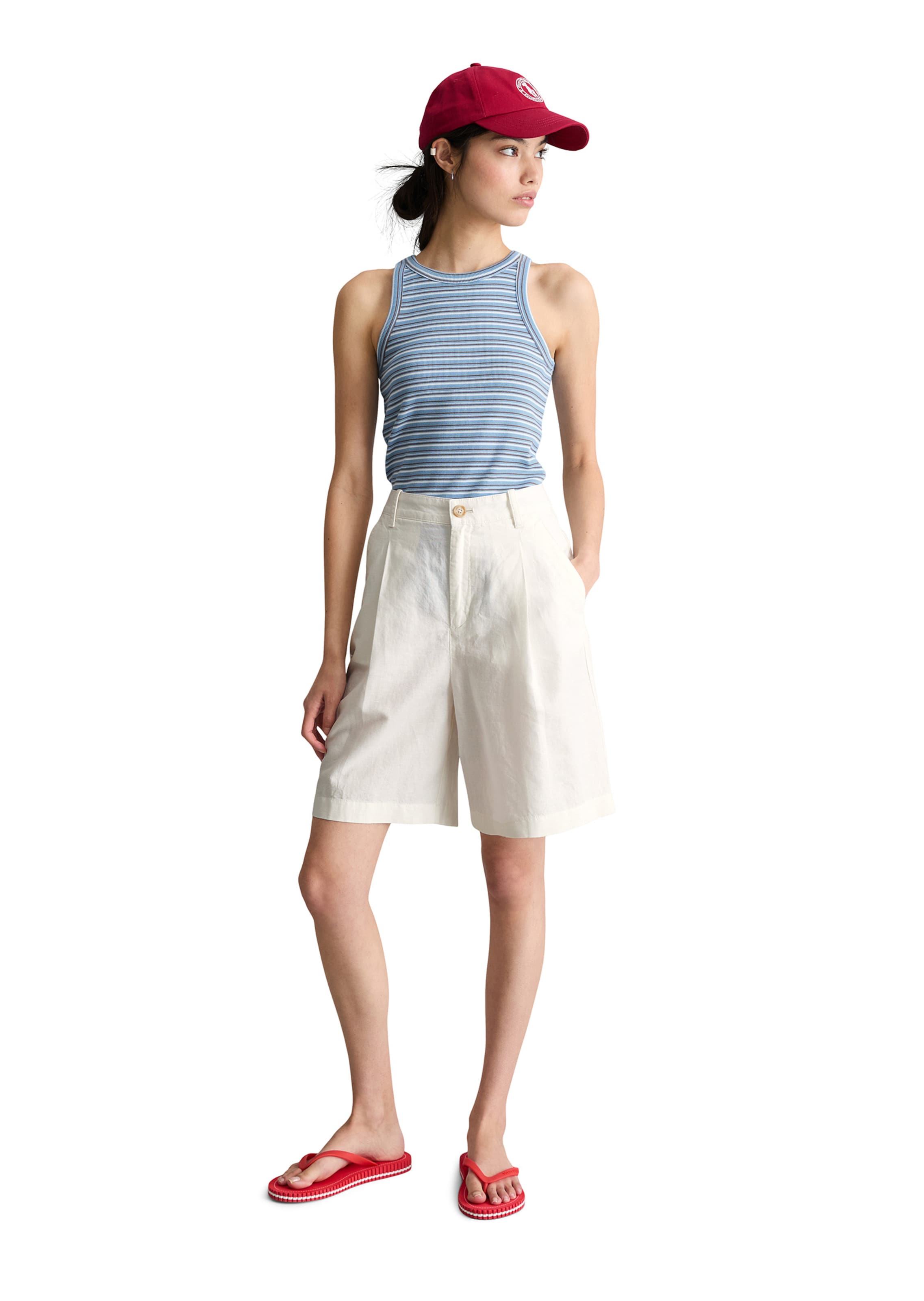 Marc O'Polo DENIM Regular Shorts in Weiß