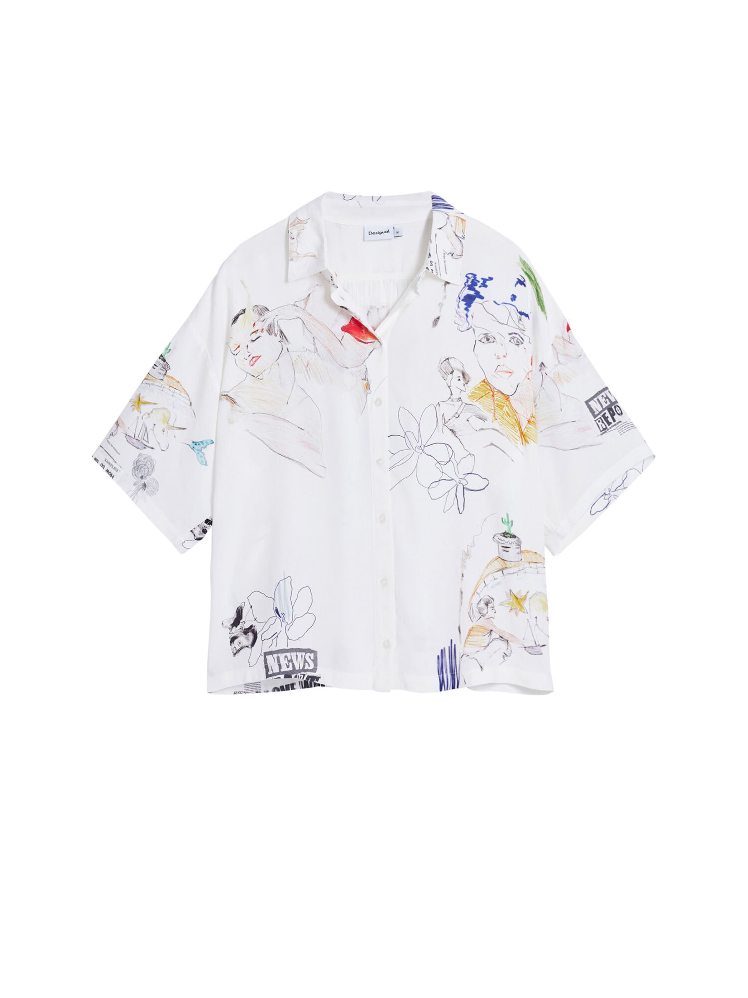 Desigual Halenka – bílá: přední strana