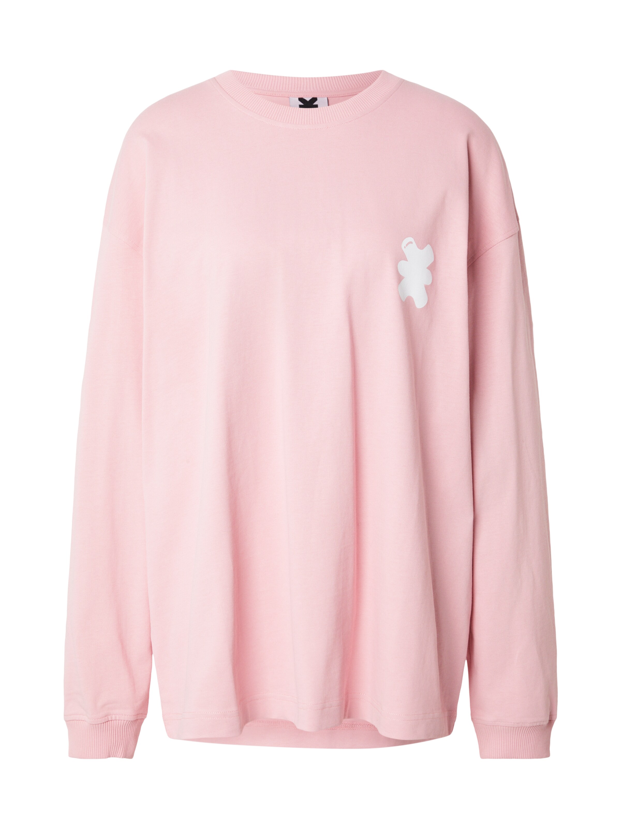 Karo Kauer Sweatshirt 'La Vie' in Pink: Vorderseite