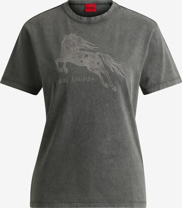 HUGO Shirt 'Damacia' in Grau: predná strana