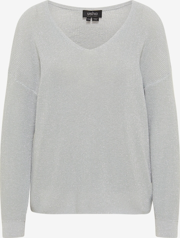 usha BLACK LABEL Sweater in Silver: front