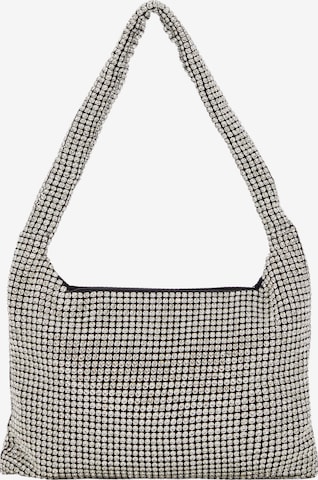 FELIPA - Bolso de hombro en plata: frente