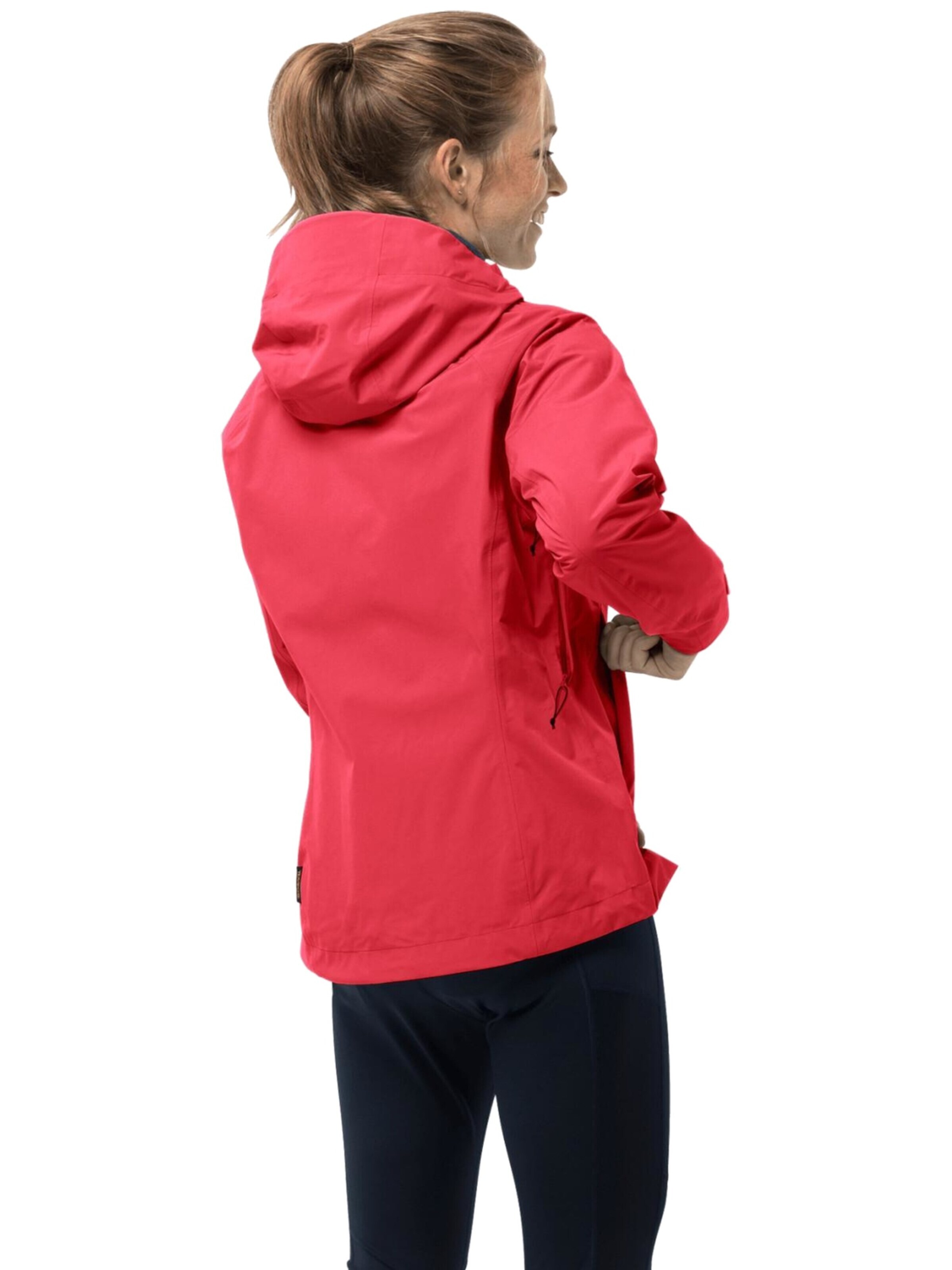 Veste outdoor JACK WOLFSKIN en rouge