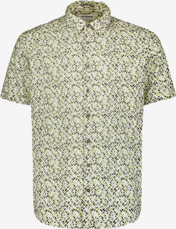 No Excess Regular fit Overhemd in Geel: voorkant
