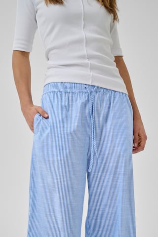 My Essential Wardrobe Wide Leg Bukser 'MWSkye' i blå
