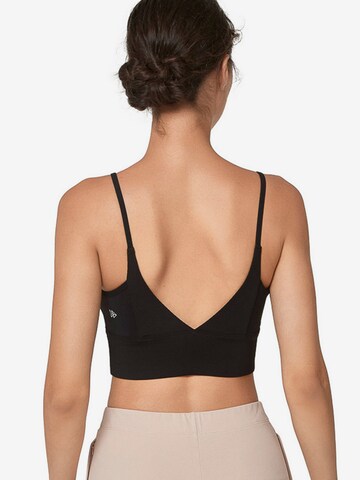 Yvette Sports Bustier Sport-BH 'Moonlight' in Schwarz