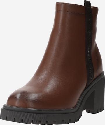 Bottines TOM TAILOR en marron : devant