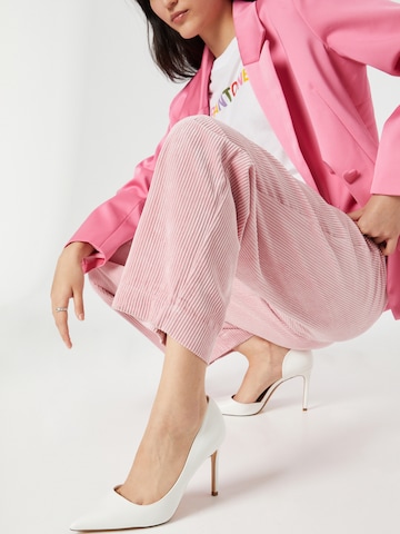 Loosefit Pantalon à pince 'Livia' MSCH COPENHAGEN en rose