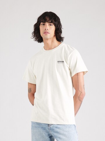 DENHAM Shirt 'LOVE FADES' in White