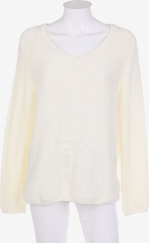 MONTEGO Sweater & Cardigan in XXL in White: front