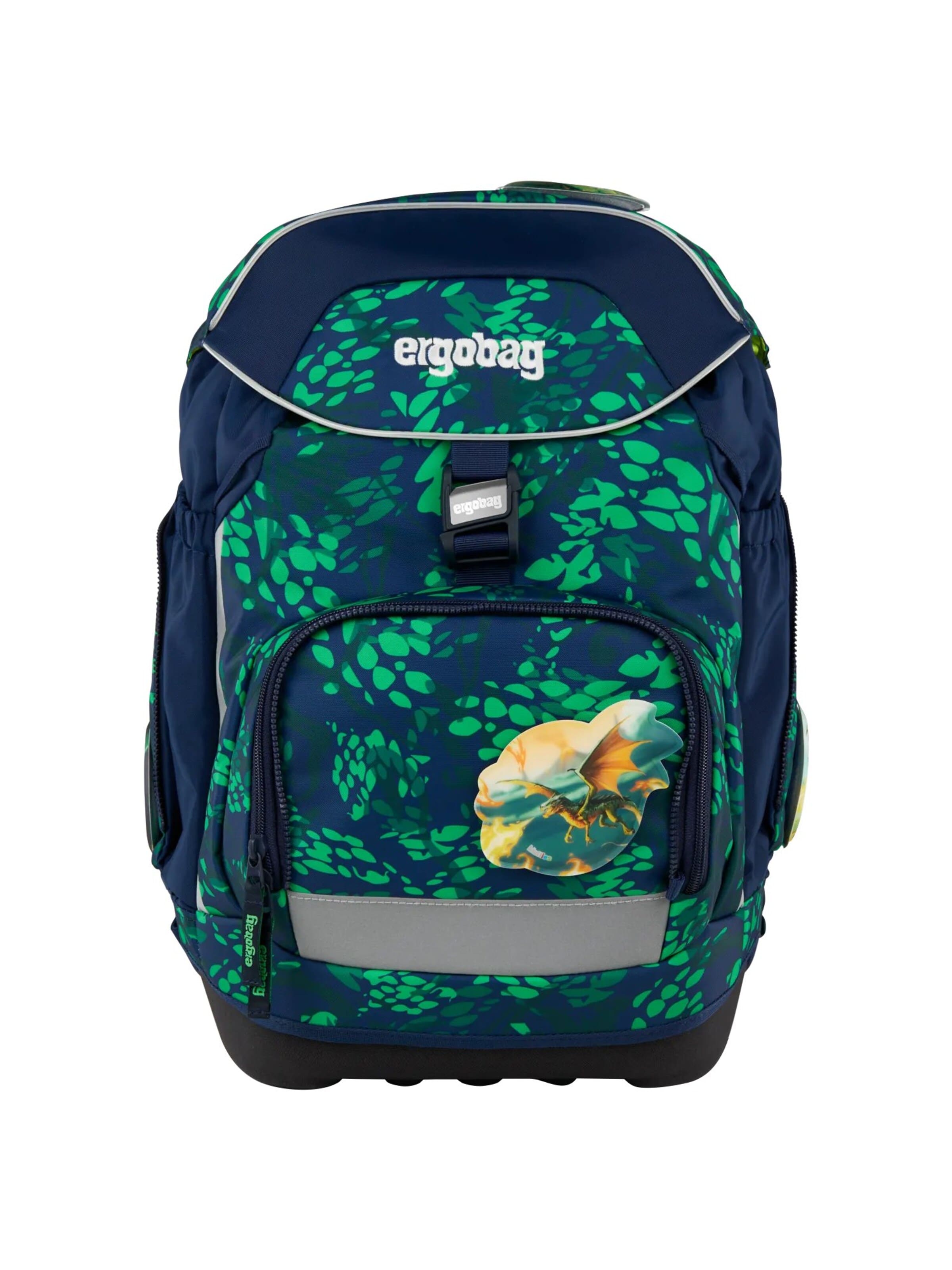 ergobag Backpack 'Schulranzen-Set pack Set' in Green