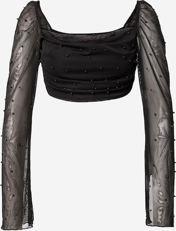 Trendyol Blúzka - Čierna: predná strana
