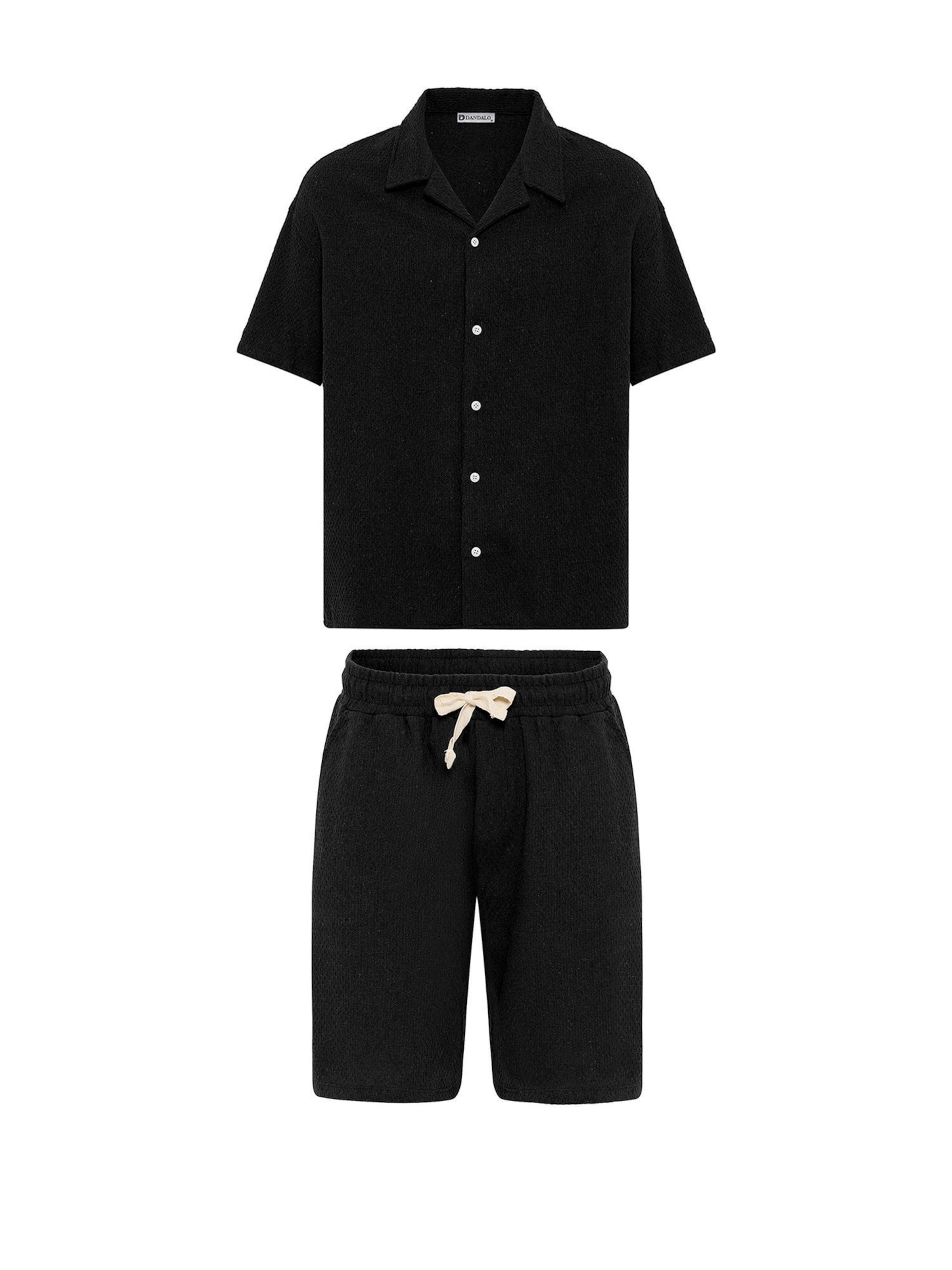 Dandalo - Fato de jogging em preto: frente