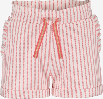 BLUE SEVEN Regular Housut värissä vaaleanpunainen: etupuoli