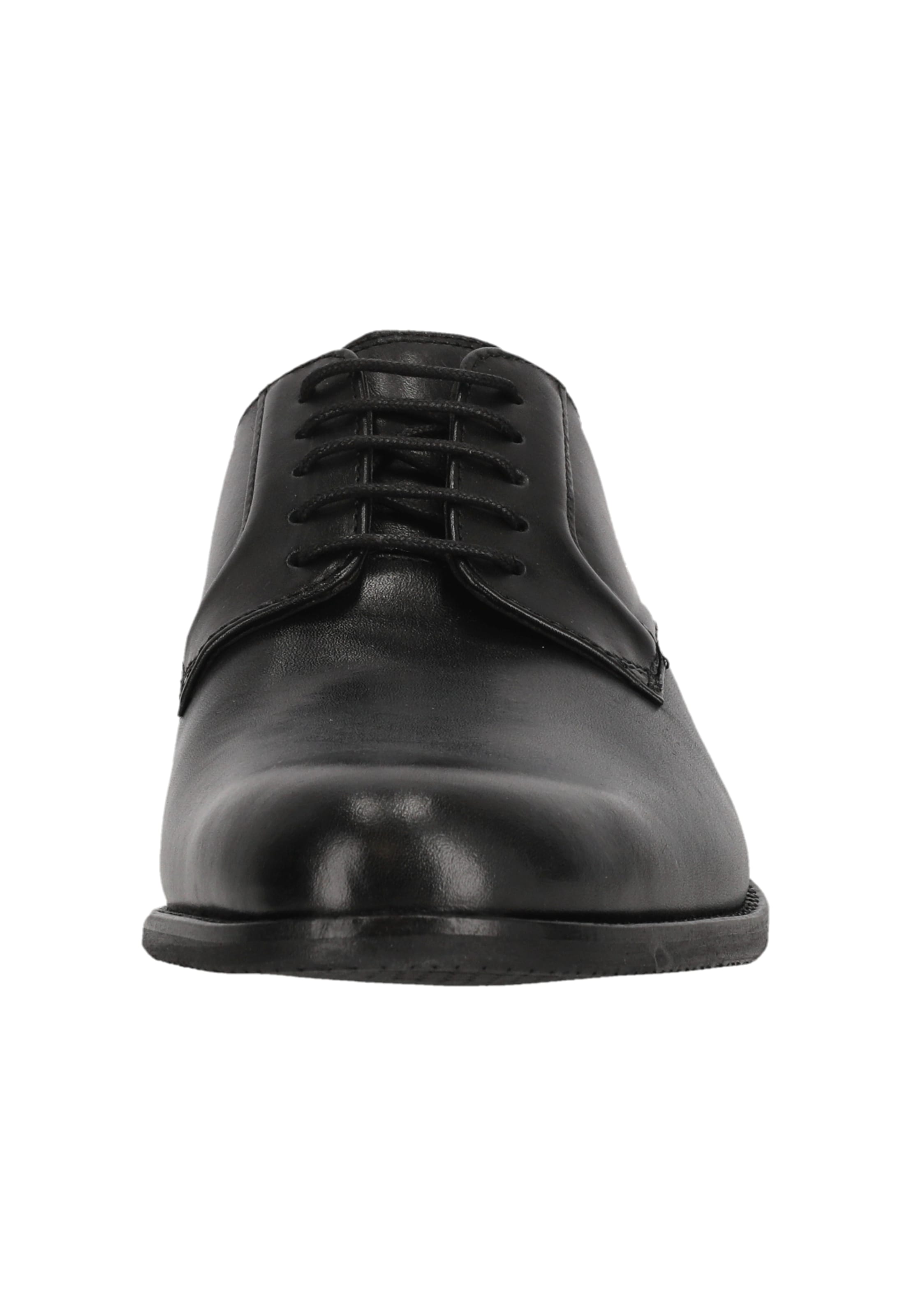 CLARKS Schnürschuhe 'CraftArlo Lace' in Schwarz