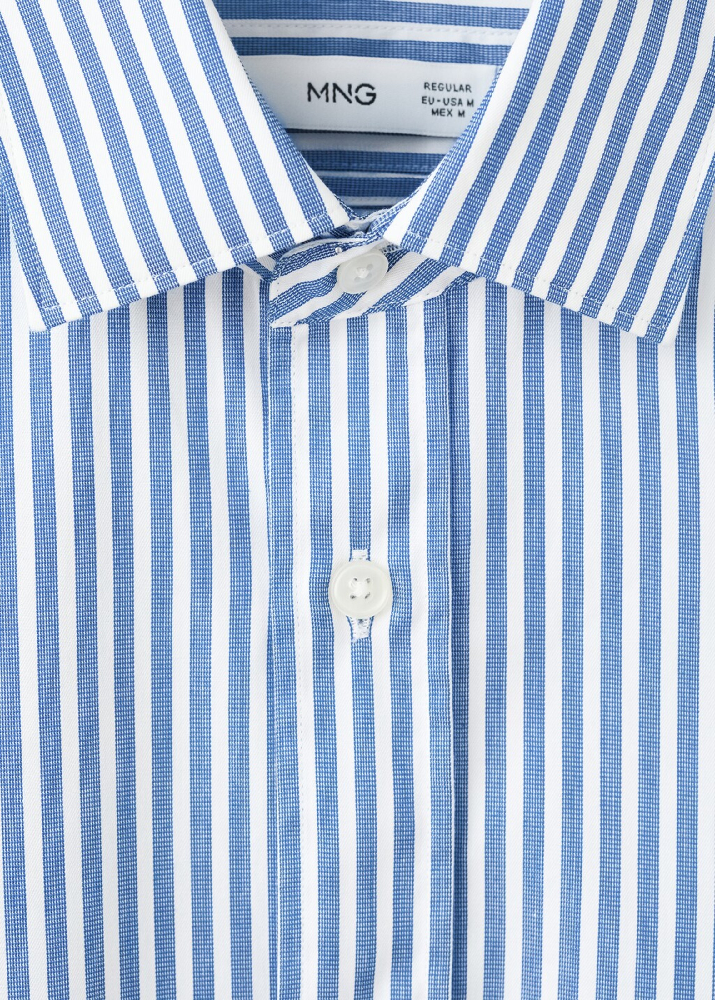 MANGO MAN Regular fit Button Up Shirt 'Playr' in Blue