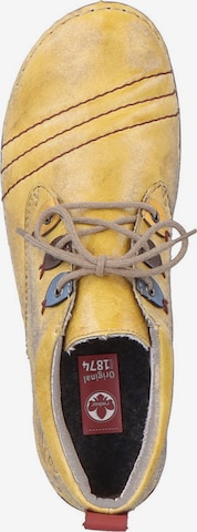 Rieker Lace-Up Shoes in Yellow