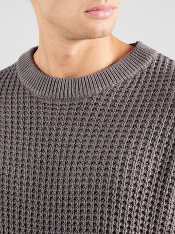 JACK & JONES Sveter 'JCOZION' - Sivá