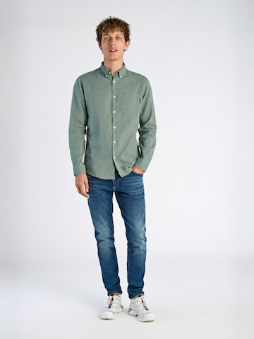 Lindbergh Regular fit Overhemd in Groen