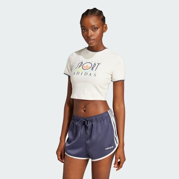 ADIDAS ORIGINALS Shirt in White: front