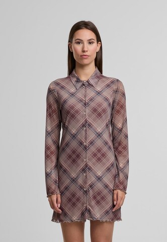 Robe-chemise 'NMGracie' Noisy may en gris : devant