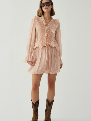 Noella Skirt ' N-Mars ' in Pink: front