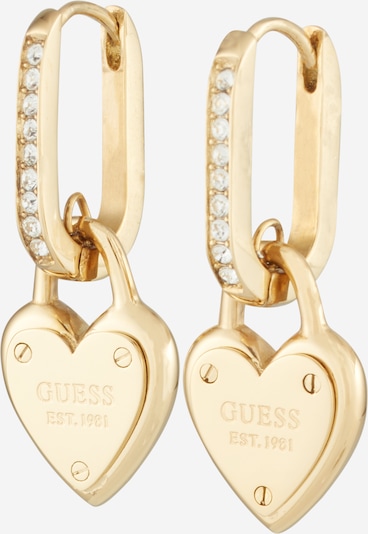 GUESS Boucles d'oreilles en or / argent, Vue avec produit