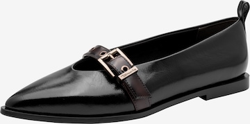Ballerines Tamaris en noir : devant