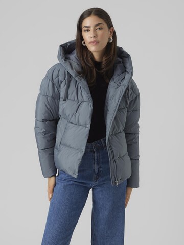 Vero Moda Petite Winterjas in Grijs: voorkant