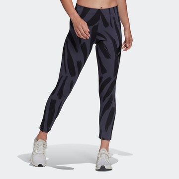 ADIDAS SPORTSWEAR Skinny Workout Pants in Grey: front