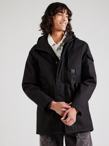 Veste mi-saison 'Gus' Vintage Industries en noir : devant