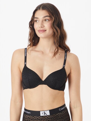 Calvin Klein Underwear Push-up BH in Schwarz: predná strana