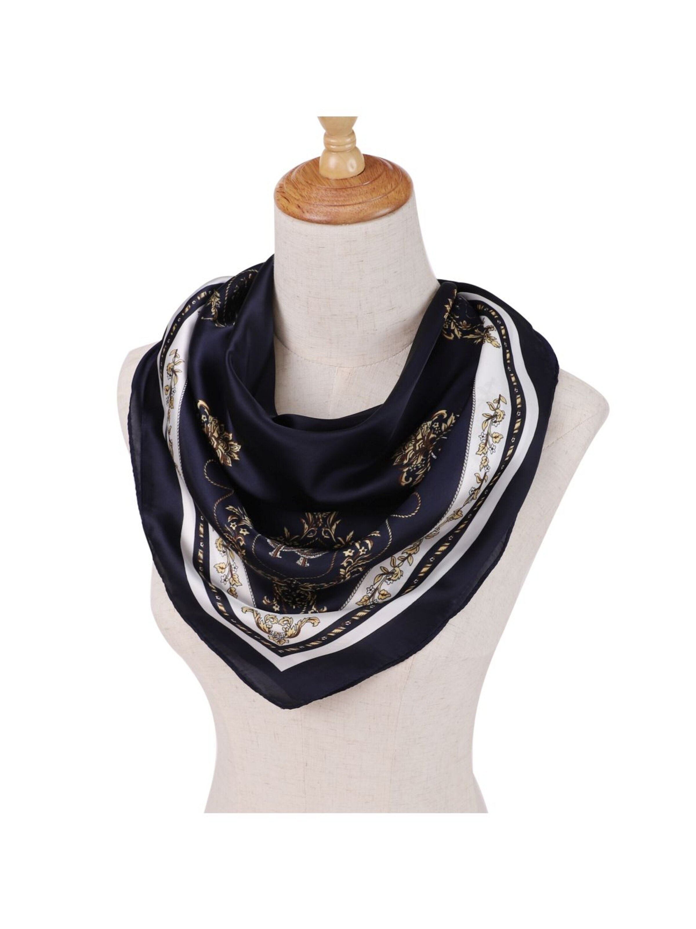 Sciarpa 'Carré de Soie LADIES' di 19V69 ITALIA in blu