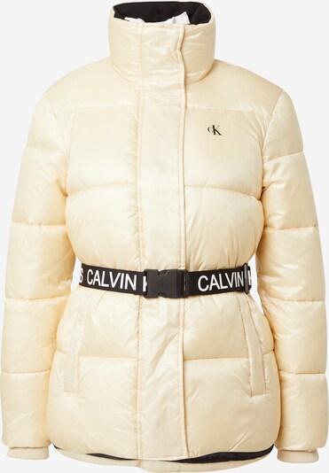 Geacă de primăvară-toamnă Calvin Klein Jeans pe crem, Vizualizare produs
