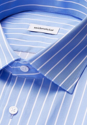 SEIDENSTICKER Slim fit Zakelijk overhemd 'SMART CLASSICS' in Blauw