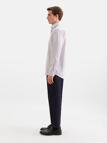 SEIDENSTICKER Regular fit Business shirt in Brown