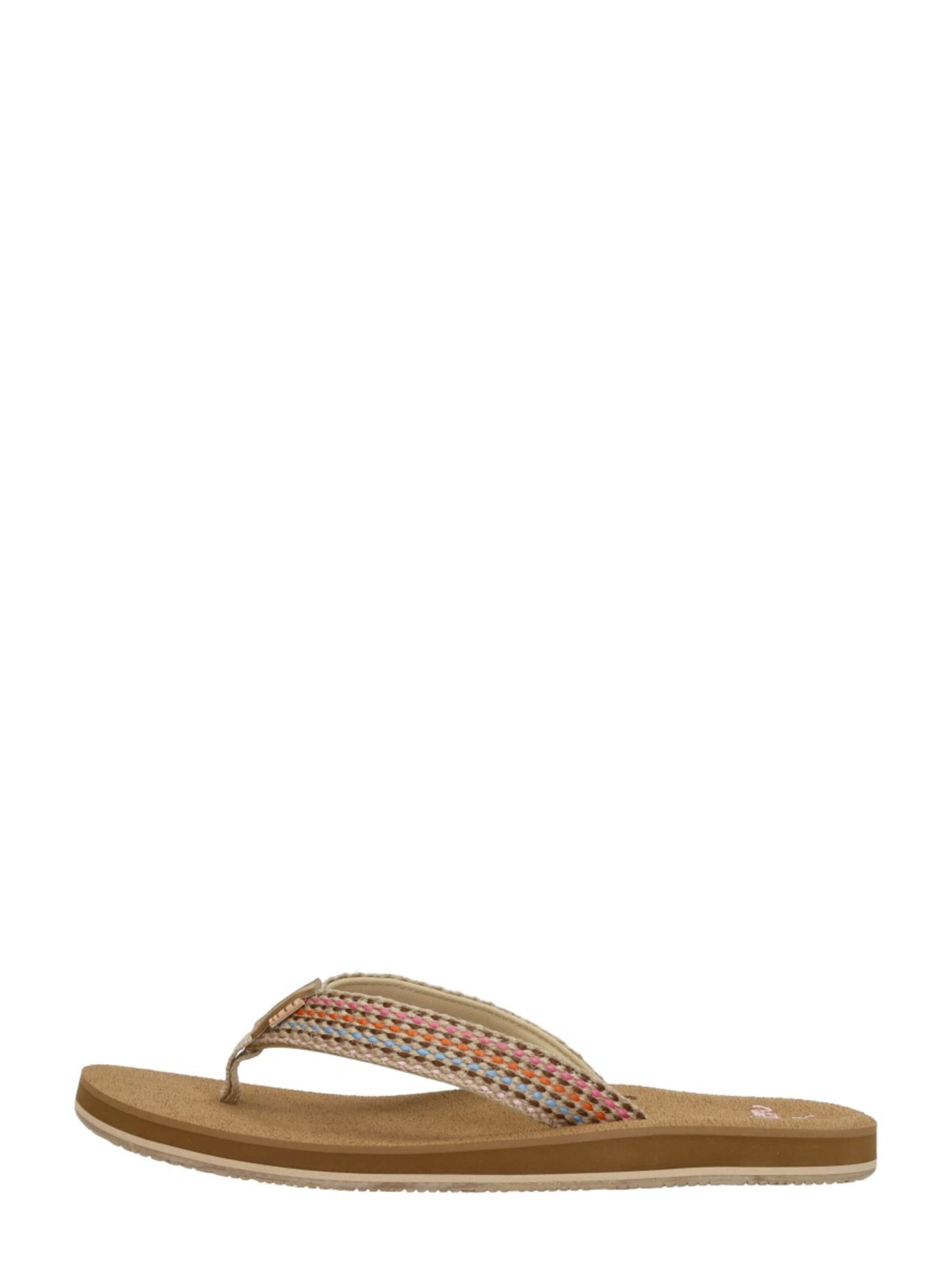 REEF Teenslipper 'Baja Elana' in Bruin: voorkant