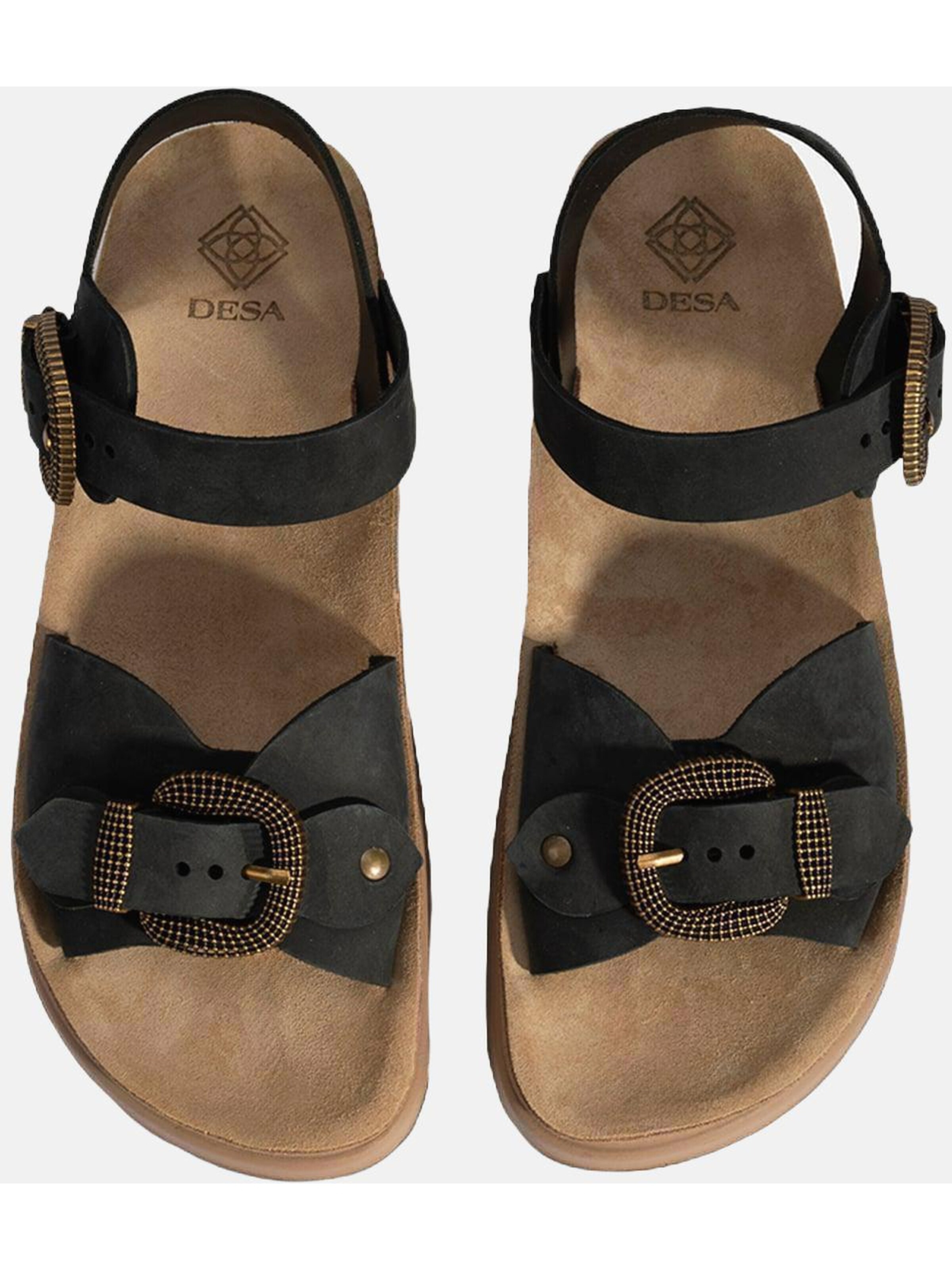 Desa Sandals in Black
