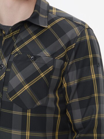 VAUDE Regular fit Functioneel overhemd 'Neshan' in Zwart