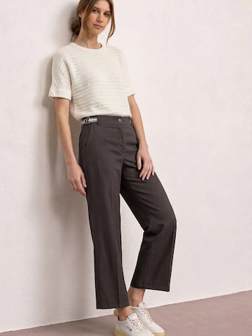 STREET ONE Regular Pleated Pants in Brown