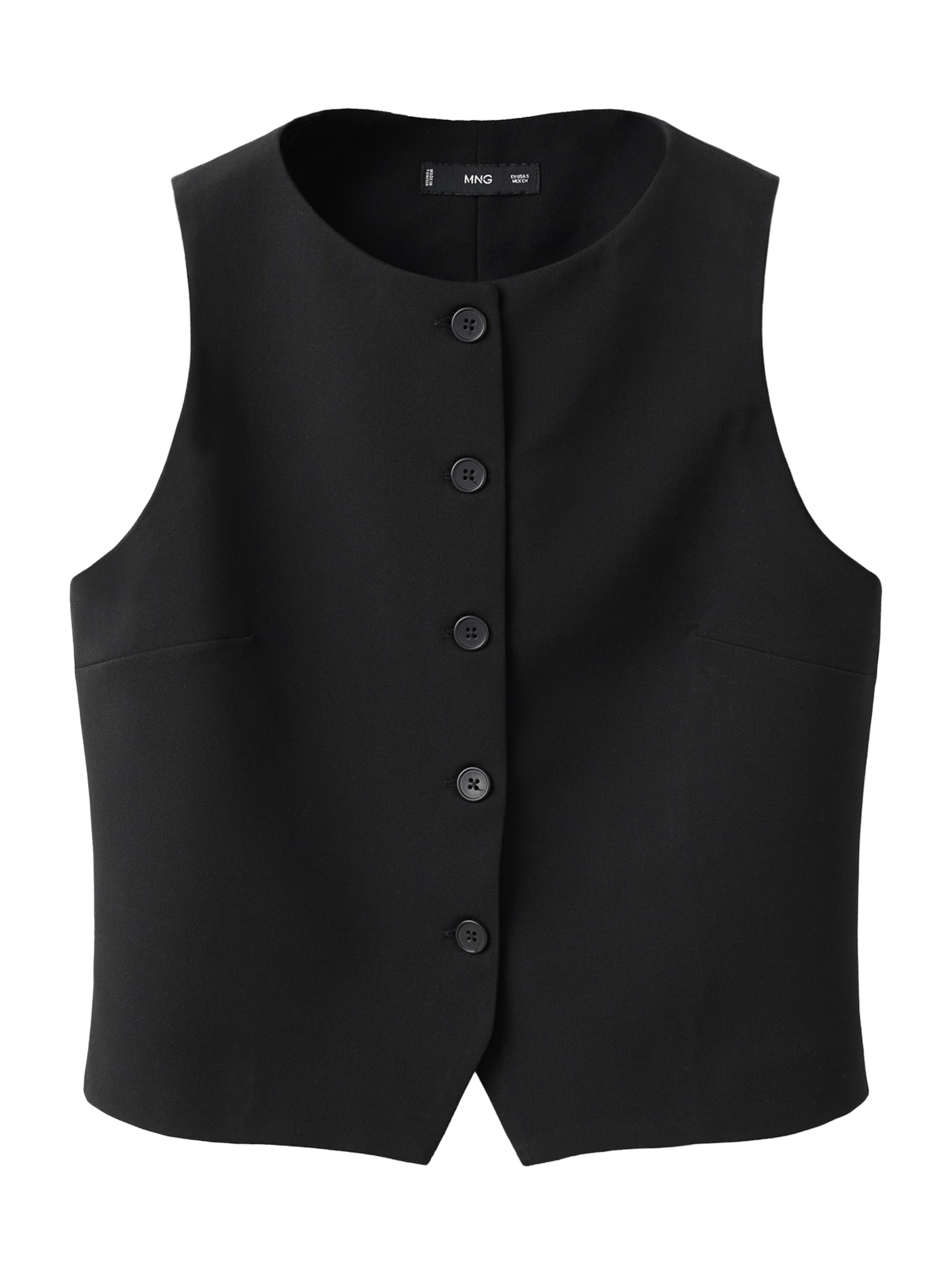 MANGO Vesta k obleku 'Candela' - Čierna: predná strana