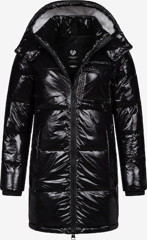 Veste d’hiver 'Roobie' Ragwear en noir : devant
