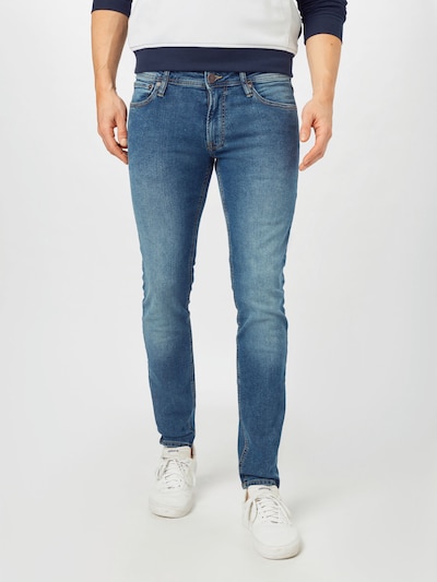 JACK & JONES Kavbojke 'Liam' | moder denim barva, Prikaz modela
